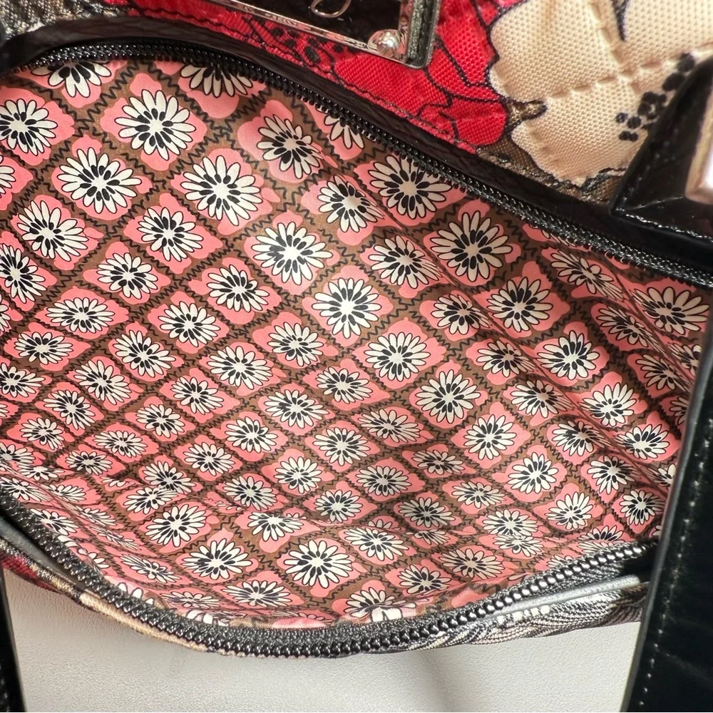 Vera Bradley Weekender Multicolored Floral Quilted Laptop Travel Bag